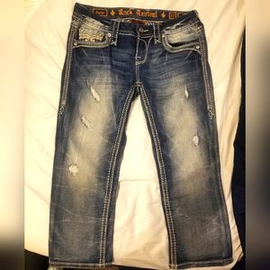 Womans size 27 Rock Revival Jaylyn Capris